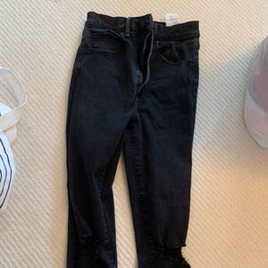 Ultra high rise super skinny jeans